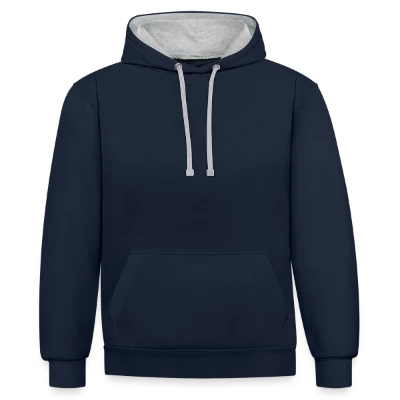 Kontrast-Hoodie