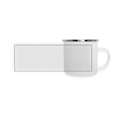 Panorama Emaille-Tasse