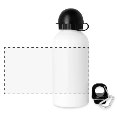 Panorama Trinkflasche mit Deckel 500 ml
