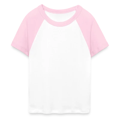 Frauen Cropped Baseball T-Shirt