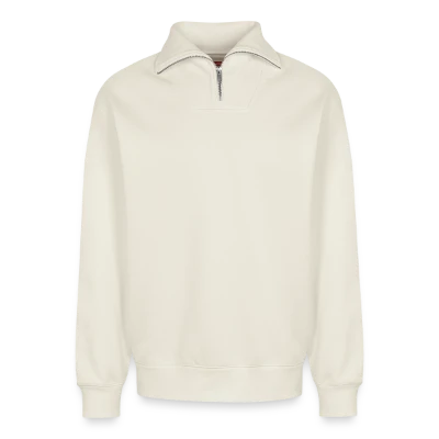 Relaxed Unisex Organic Half Zip Sweatshirt – von SPREAD