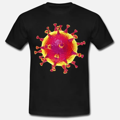 Bild T-Shirt gestalten mit Motiv Coronavirus